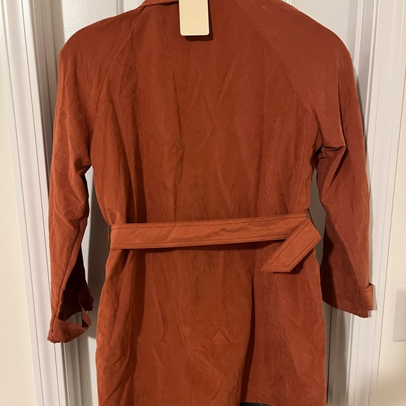 NWT Rust Lightweight Entro Shacket Size L - Picture 5 of 12